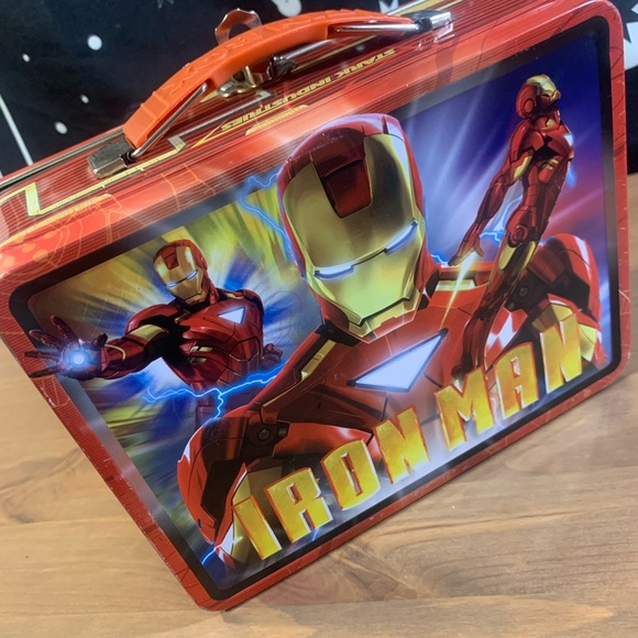 Iron Man 2 the Movie Tin Box Co 2010 Mini Collectible Lunchbox Marvel - Picture 13 of 16